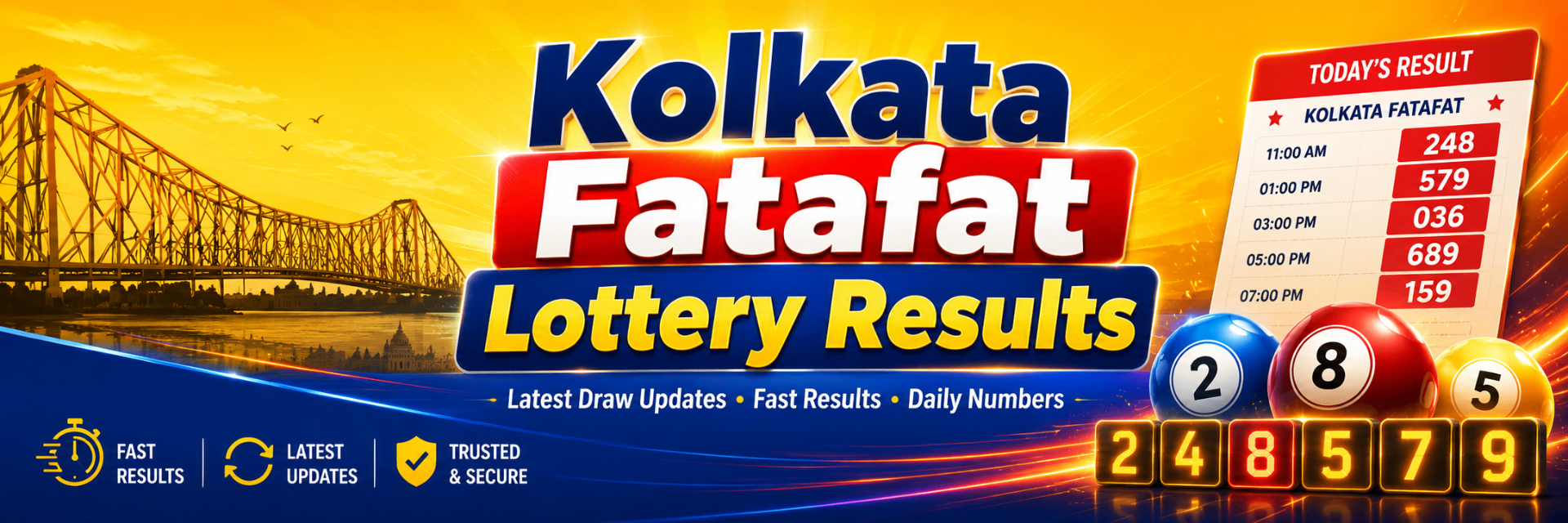 Kolkata Fatafat Lottery Results